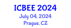 International Conference on Biological and Ecological Engineering (ICBEE) July 04, 2024 - Prague, Czechia