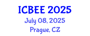 International Conference on Biological and Ecological Engineering (ICBEE) July 08, 2025 - Prague, Czechia