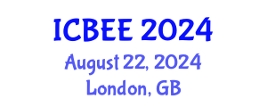 International Conference on Biological and Environmental Engineering (ICBEE) August 22, 2024 - London, United Kingdom