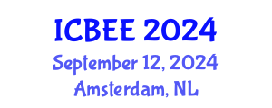 International Conference on Biological and Environmental Engineering (ICBEE) September 12, 2024 - Amsterdam, Netherlands