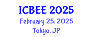 International Conference on Biological and Environmental Engineering (ICBEE) February 25, 2025 - Tokyo, Japan