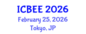 International Conference on Biological and Environmental Engineering (ICBEE) February 25, 2026 - Tokyo, Japan
