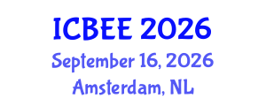 International Conference on Biological and Environmental Engineering (ICBEE) September 16, 2026 - Amsterdam, Netherlands