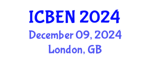 International Conference on Biological and Environmental Nanotechnology (ICBEN) December 09, 2024 - London, United Kingdom