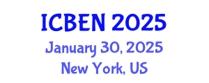 International Conference on Biological and Environmental Nanotechnology (ICBEN) January 30, 2025 - New York, United States