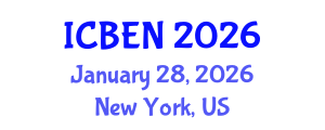 International Conference on Biological and Environmental Nanotechnology (ICBEN) January 28, 2026 - New York, United States