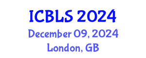 International Conference on Biological and Life Sciences (ICBLS) December 09, 2024 - London, United Kingdom