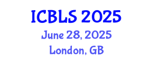International Conference on Biological and Life Sciences (ICBLS) June 28, 2025 - London, United Kingdom