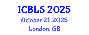 International Conference on Biological and Life Sciences (ICBLS) October 21, 2025 - London, United Kingdom