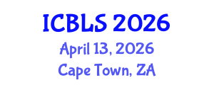 International Conference on Biological and Life Sciences (ICBLS) April 13, 2026 - Cape Town, South Africa International Conference on Biological and Life Sciences (ICBLS) April 13, 2026 - Cape Town, South Africa