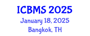 International Conference on Biological and Medical Sciences (ICBMS) January 18, 2025 - Bangkok, Thailand