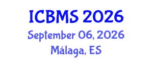International Conference on Biological and Medical Sciences (ICBMS) September 06, 2026 - Málaga, Spain International Conference on Biological and Medical Sciences (ICBMS) September 06, 2026 - Málaga, Spain
