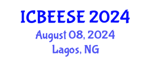 International Conference on Biological, Ecological and Environmental Sciences, and Engineering (ICBEESE) August 08, 2024 - Lagos, Nigeria