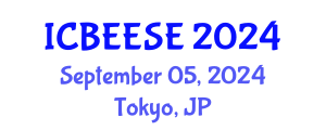 International Conference on Biological, Ecological and Environmental Sciences, and Engineering (ICBEESE) September 05, 2024 - Tokyo, Japan