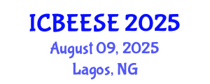 International Conference on Biological, Ecological and Environmental Sciences, and Engineering (ICBEESE) August 09, 2025 - Lagos, Nigeria
