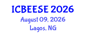 International Conference on Biological, Ecological and Environmental Sciences, and Engineering (ICBEESE) August 09, 2026 - Lagos, Nigeria