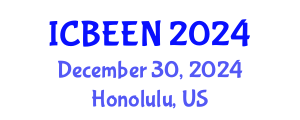International Conference on Biological Ecosystems and Ecological Networks (ICBEEN) December 30, 2024 - Honolulu, United States
