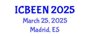 International Conference on Biological Ecosystems and Ecological Networks (ICBEEN) March 25, 2025 - Madrid, Spain