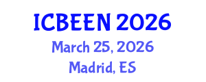 International Conference on Biological Ecosystems and Ecological Networks (ICBEEN) March 25, 2026 - Madrid, Spain