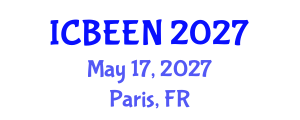 International Conference on Biological Ecosystems and Ecological Networks (ICBEEN) May 17, 2027 - Paris, France International Conference on Biological Ecosystems and Ecological Networks (ICBEEN) May 17, 2027 - Paris, France