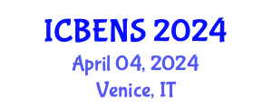 International Conference on Biological Engineering and Natural Sciences (ICBENS) April 04, 2024 - Venice, Italy