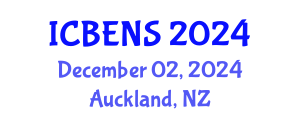 International Conference on Biological Engineering and Natural Sciences (ICBENS) December 02, 2024 - Auckland, New Zealand