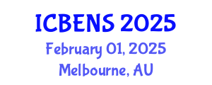 International Conference on Biological Engineering and Natural Sciences (ICBENS) February 01, 2025 - Melbourne, Australia