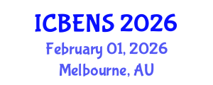 International Conference on Biological Engineering and Natural Sciences (ICBENS) February 01, 2026 - Melbourne, Australia