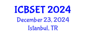 International Conference on Biological Science, Engineering and Technology (ICBSET) December 23, 2024 - Istanbul, Turkey