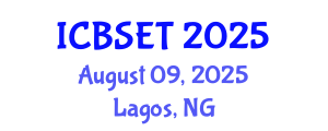 International Conference on Biological Science, Engineering and Technology (ICBSET) August 09, 2025 - Lagos, Nigeria