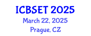International Conference on Biological Science, Engineering and Technology (ICBSET) March 22, 2025 - Prague, Czechia