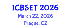 International Conference on Biological Science, Engineering and Technology (ICBSET) March 22, 2026 - Prague, Czechia