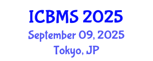 International Conference on Biology and Medical Sciences (ICBMS) September 09, 2025 - Tokyo, Japan