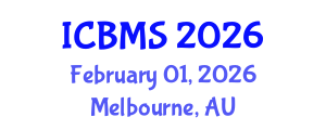 International Conference on Biology and Medical Sciences (ICBMS) February 01, 2026 - Melbourne, Australia