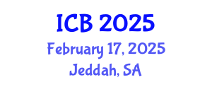 International Conference on Biology (ICB) February 17, 2025 - Jeddah, Saudi Arabia