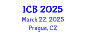 International Conference on Biology (ICB) March 22, 2025 - Prague, Czechia