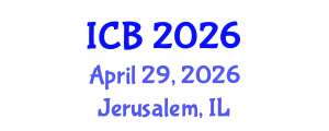 International Conference on Biology (ICB) April 29, 2026 - Jerusalem, Israel