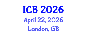 International Conference on Biology (ICB) April 22, 2026 - London, United Kingdom