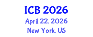 International Conference on Biology (ICB) April 22, 2026 - New York, United States