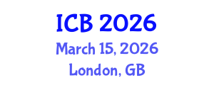 International Conference on Biology (ICB) March 15, 2026 - London, United Kingdom
