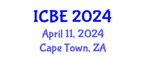 International Conference on Biomaterials Engineering (ICBE) April 11, 2024 - Cape Town, South Africa