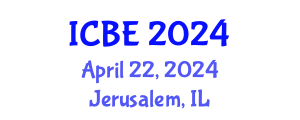 International Conference on Biomaterials Engineering (ICBE) April 22, 2024 - Jerusalem, Israel