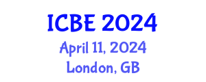 International Conference on Biomaterials Engineering (ICBE) April 11, 2024 - London, United Kingdom