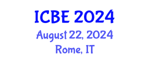 International Conference on Biomaterials Engineering (ICBE) August 22, 2024 - Rome, Italy
