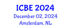 International Conference on Biomaterials Engineering (ICBE) December 02, 2024 - Amsterdam, Netherlands