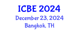 International Conference on Biomaterials Engineering (ICBE) December 23, 2024 - Bangkok, Thailand
