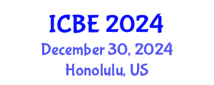 International Conference on Biomaterials Engineering (ICBE) December 30, 2024 - Honolulu, United States