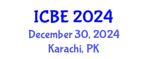 International Conference on Biomaterials Engineering (ICBE) December 30, 2024 - Karachi, Pakistan