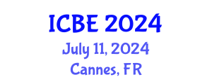 International Conference on Biomaterials Engineering (ICBE) July 11, 2024 - Cannes, France