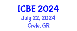 International Conference on Biomaterials Engineering (ICBE) July 22, 2024 - Crete, Greece
